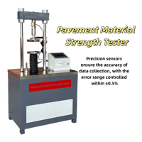 Machine d'essai de résistance CBR pour matériaux routiers et équipement d'essai de résistance non contrainte et de module d'élasticité pour sols