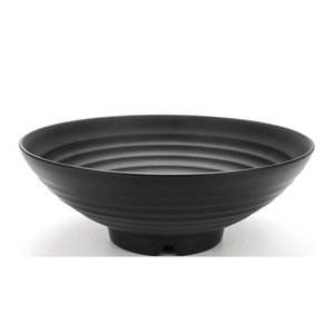 Imitation porcelain melamine Japanese noodle bowl, black frosted ramen bowl, <b>large</b> spicy hot <b>pot</b> bowl, plastic bowl, <b>large</b> soup - Product Image 2