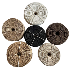 Bền 6Mm Dệt Chất Liệu Ghế Đồ Nội Thất Bao Bì Sợi Dây Thừng Tự Nhiên Màu Đen Màu Grey <span class=keywords><strong>Twisted</strong></span> Craft Giấy Dây Cho Ghế Bao Bì - Product Image 4