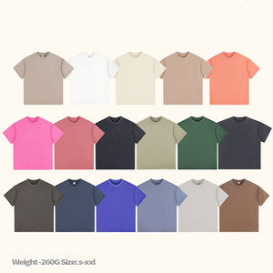 Camiseta de calle Vintage lavada con ácido para hombre de alta calidad, camiseta de gran tamaño Unisex con logotipo estampado Dtg, Camiseta de algodón 100% para hombre - Product Image 2