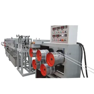 Máquina de extrusión de tiras de plástico PP, caja de correa, 2 salidas, máquina de fabricación de línea de producción