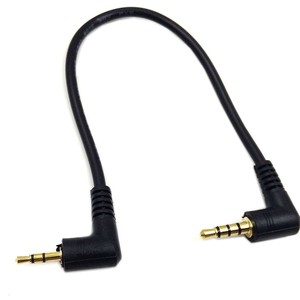 <span class=keywords><strong>Cable</strong></span> de <span class=keywords><strong>Audio</strong></span> para Auriculares de 35 mm, Macho a Macho, Conductor de Cobre, Conexión AUX para Automóvil, <span class=keywords><strong>Cable</strong></span> de <span class=keywords><strong>Audio</strong></span> para Teléfono Móvil, Conector en Ángulo de 30 cm - Product Image 2