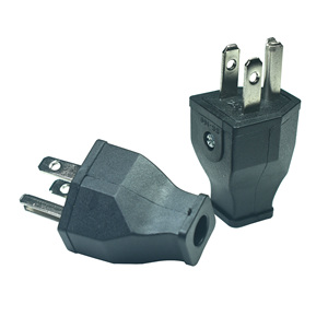 NEMA 5-15P Электрический сменный штекер, удлинитель, концы, 125 В, 15А, 2-полюсный 3-проводной прямой штекер, 3 контакта, съемный штекер - Product Image 3