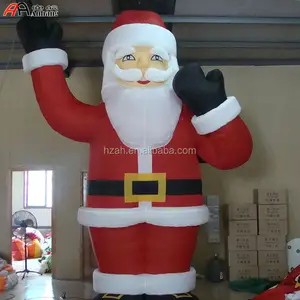 户外派对商业圣诞老人圣诞25英尺巨型霜冻雪人圣诞老人充气圣诞装饰品