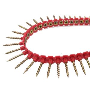 Vis pour cloisons sèches en plastique assemblées 50/boîte Point d'aiguille Installation rapide et facile Boîte à tête de clairon de système de mesure métrique/pouce 1000 - Product Image 4