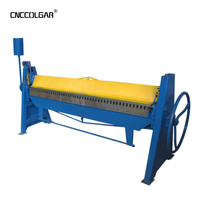 Plieuse manuelle de tôles WS1.5*2000B, plieuse à main 2mmx1300mm pour boîtes de conduits d'air CVC, machine à cintrer les panneaux