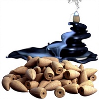 Incienso Cónico de Reflujo Zhitang, Fragancia Natural de Agarwood, Sándalo, Madera de Zanjano y Ajenjo, Empaque Personalizado, Venta al Por Mayor