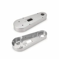 Boîtier ovale en alliage d'aluminium usiné CNC sur mesure OEM, entretoises filetées, usinage de courroies de transmission pour la robotique