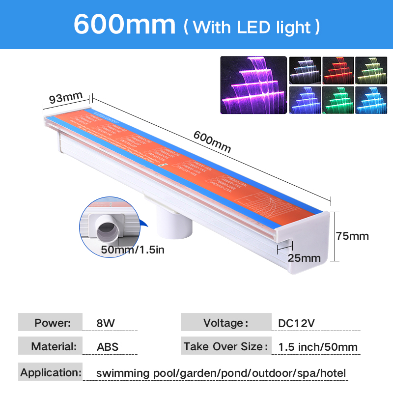 600MM 8W+LED