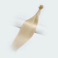 Vente en gros d'extensions de cheveux vierges 100% double tirage cuticule russe crue Remy kératine U plat micro liens K pointe qualité de salon