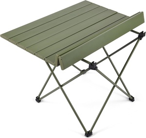 Tavolo <span class=keywords><strong>da</strong></span> <span class=keywords><strong>campeggio</strong></span> portatile ultraleggero piccolo pieghevole <span class=keywords><strong>da</strong></span> esterno <span class=keywords><strong>in</strong></span> metallo/<span class=keywords><strong>alluminio</strong></span> per auto e <span class=keywords><strong>campeggio</strong></span> con pannello <span class=keywords><strong>in</strong></span> stile Roll up - Product Image 1