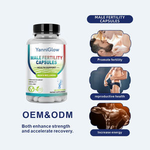 YanniGlow OEM ODM Natuurlijke Mannelijke Vruchtbaarheidscapsules Ondersteunen Hormonale Balans & Reproductieve Gezondheid 60 stuks - Product Image 1