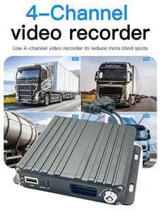 Sistema di Videosorveglianza 4CH GPS 1080P AHD Impermeabile con Monitor VGA da 7 Pollici, 4 Telecamere con Visione Notturna IR, <span class=keywords><strong>DVR</strong></span> Mobile con Scheda SD, Dash Cam - Product Image 3