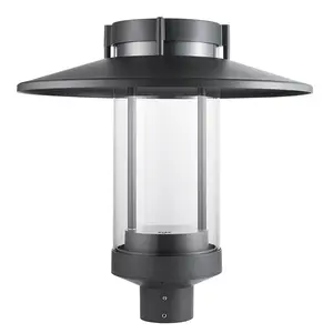 Lanterna led de alumínio, ip65, uso externo, habitação, 20w, 30w, para jardim, luz de rua