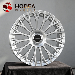 Jantes de voiture forgées de luxe à 5 trous, à rayons fendus, 18/19/20/21/22/23/24 <span class=keywords><strong>pouces</strong></span>, noir brillant, jantes de rechange pour Benz Classe S, X7 - Product Image 5