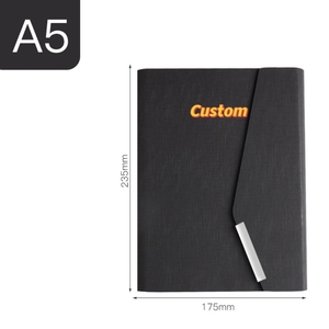 PU Leather Cover Stylish A5 <strong>Custom</strong> <strong>Planner</strong> <strong>Inserts</strong> with Card Slots Office Diary 2026 Journals 6 Ring Refillable Binder Notebook - Product Image 2
