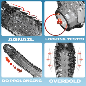 Pénis Loup Dent Manches Allongé Épaissi Et Élargi Couples Vibrant Produits de Sexe Hommes Épineux Vibrateur Jouets - Product Image 5