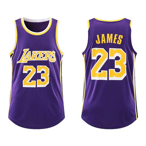 Camisetas y Jerseys de Baloncesto NBA Personalizados de Fábrica al por Mayor para Hombre - Lakers James, <span class=keywords><strong>Bulls</strong></span> <span class=keywords><strong>Jordan</strong></span> - Product Image 6