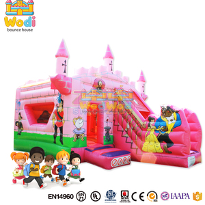 Castillo Inflable Comercial, Material de PVC Resistente a Desgarros de 0.55mm para Centros de Juego de Alto Tráfico - Product Image 1