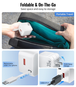 <span class=keywords><strong>Chargeur</strong></span> mural rétractable, <span class=keywords><strong>bloc</strong></span> <span class=keywords><strong>chargeur</strong></span> USB rapide 35W avec câbles rétractables pour <span class=keywords><strong>iPhone</strong></span> 14/13/12/11 Pro MAX/<span class=keywords><strong>XR</strong></span>/XS/8/7,iPad - Product Image 5