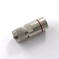 Connecteur coaxial RF mâle UHF robuste PL259 pour câble coaxial de 1/2 pouce 50 Ohm utilisé dans la communication cellulaire à faible VSRW