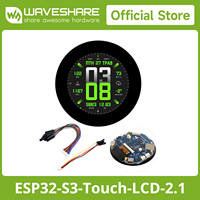 ESP32-S3-Touch-LCD-2.1 Waveshare Pantalla Táctil Capacitiva, Placa de Desarrollo, 480x480 IPS, Procesador LX7 de 32 bits de Doble Núcleo, Wi-Fi