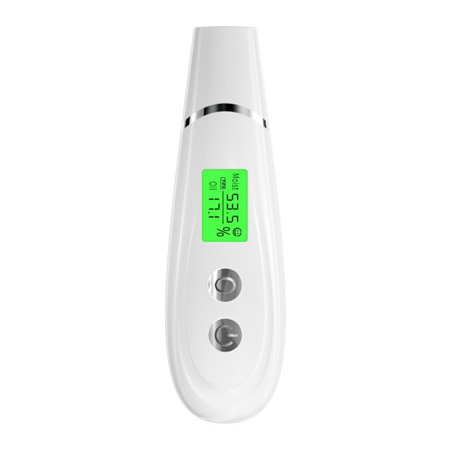Mini Skin Analyzer Tester Device LCD Display Portable Digital Moisture Hydration Monitor Facial Oil Water Detector for Travel