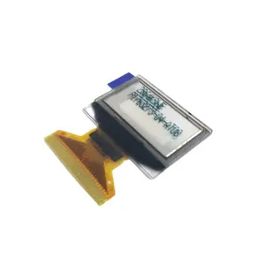 0.96 inch 128*64 transparent lcd OLED display module with white screen color 0.96 AMOLED display
