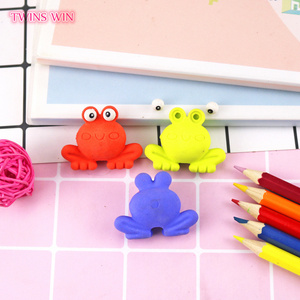Đồ Dùng Học Tập Hoạt Hình Cục Tẩy Bút Chì Cao Su Hình Ếch Động Vật Dễ Thương Cho Trẻ Em 729 - Product Image 3