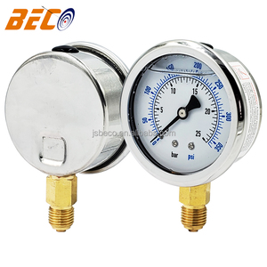 Manómetro de Presión de 0-25 Bares, Lleno de Glicerina, de 2.5 Pulgadas, de Acero Inoxidable, para Bomba de <span class=keywords><strong>Piscina</strong></span>, Filtro de Arena, Compresor de Aire - Product Image 6
