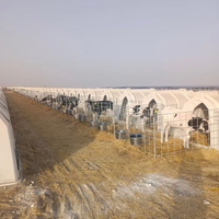 Nichoir pour veau en plastique blanc de qualité alimentaire pour étable à bétail, avec ventilation inférieure