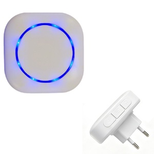 <span class=keywords><strong>Campanello</strong></span> <span class=keywords><strong>Wireless</strong></span> con Spina US EU UK, Trasmettitore Impermeabile a <span class=keywords><strong>Batteria</strong></span>, Lunga Portata, 32 Melodie, per Sicurezza Domestica - Product Image 6