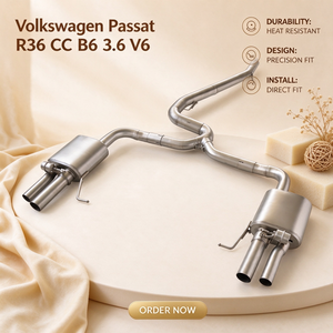 Elektronisch Gesteuertes Auspuffrohr aus T304 Edelstahl mit Leistungsventil für Volkswagen Passat <span class=keywords><strong>R36</strong></span> <span class=keywords><strong>CC</strong></span> B6 3.6 V6 - Product Image 1