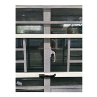 Diseño moderno Nuevo PVC Huracán Impacto Deslizante Ventanas de vidrio tintado Pantalla plegable Función antirrobo Persiana horizontal Plástico