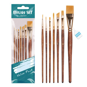 Set di 7 Pennelli per Artisti con Manico Corto per Pittura Acrilica e a Olio, Fornitura Diretta dalla Fabbrica SINOART - Product Image 1