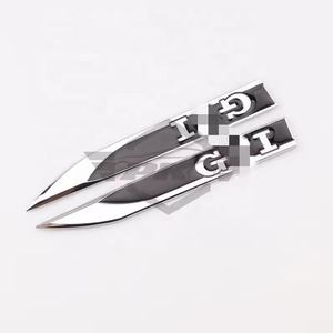 สติกเกอร์แต่งรถ <span class=keywords><strong>GTI</strong></span> 3D โลหะ <span class=keywords><strong>GTI</strong></span> ป้ายติดประตูหน้าต่างด้านข้างสำหรับ <span class=keywords><strong>Volkswagen</strong></span> VW <span class=keywords><strong>GTI</strong></span> Golf POLO Tuguan Touran Caddy - Product Image 3