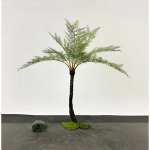 Fougère artificielle unique en pot <span class=keywords><strong>d</strong></span>écoratif, plante <span class=keywords><strong>d</strong></span>'intérieur à faible <span class=keywords><strong>entretien</strong></span>, cadeau pour les amateurs de plantes, pour la <span class=keywords><strong>d</strong></span>écoration de la maison et du bureau, style nordique - Product Image 5