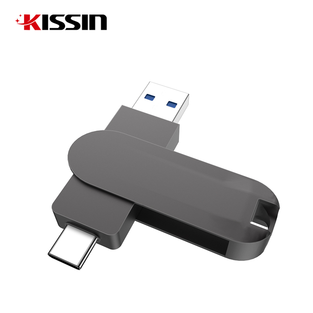 Kissin Portable Mobile Solid State Drive High Speed USB 3.2 and Type-C Interface Flash Drive External Solid State Hard Disk SSD