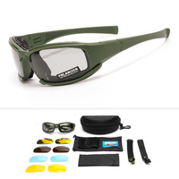 Lunettes tactiques AB Zone, vente directe usine, pour tir CS, couleur désertique kaki, polarisées, pour ski, cyclisme, extérieur, résistantes au vent et aux chocs