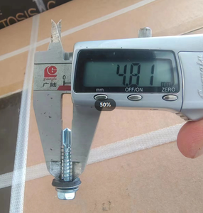 Viti autoforanti esagonali in acciaio zincato all'ingrosso dalla Cina, con testa a esagono incassato, per <span class=keywords><strong>legno</strong></span>, in acciaio inox 304/410, con rondelle in EPDM, viti per coperture - Product Image 4