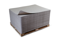 Grandes feuilles de carton gris de 3 mm