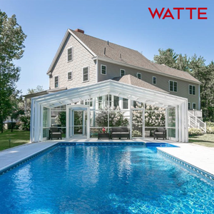 Sistema de Techo Retráctil para Terraza Exterior de Restaurante Moderno, Ventana de Techo, Vidrio Templado Doble con <span class=keywords><strong>Aislamiento</strong></span> Térmico Low-E - Product Image 4