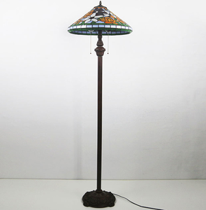 Lampe de sol en verre HFBH avec verre HFBH en finition bronze valiant - Product Image 5