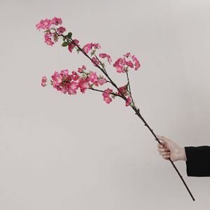 Décoration florale réaliste en plastique Guanshan Cherry Blossom pour mariage, salon, œuvre d'art, fleurs artificielles, plantes artificielles - Product Image 2