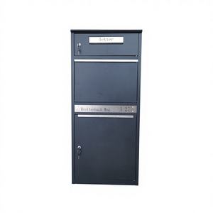 ตู้รับจดหมายเหล็กชุบสังกะสีแบบตั้งพื้นสำหรับส่งพัสดุและหนังสือพิมพ์ ขายส่ง - Product Image 1