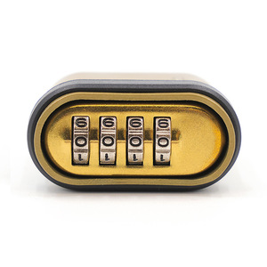 <span class=keywords><strong>Candado</strong></span> de Combinación de Aleación de Zinc, Impermeable, Dorado, Portátil, con Logotipo Personalizado, Contraseña de 4 Dígitos en la Parte Inferior, para Equipaje - Product Image 5