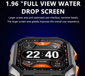 Montre connectée <span class=keywords><strong>B2</strong></span> 2026, 1,96 pouce, 4G, GPS, SOS, NFC, grande mémoire, charge sans fil, 800 mAh, appareil photo, appels Bluetooth, montre connectée sport - Product Image 2