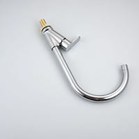 Robinet de cuisine moderne à monocommande en alliage de zinc, à poser sur le plan, avec cartouche céramique thermostatique, pour usage hôtelier