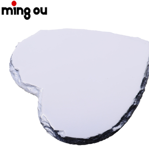 Cadre <span class=keywords><strong>photo</strong></span> sublimation en forme de cœur, cadre de <span class=keywords><strong>pierre</strong></span> vierge, pour bricolage - Product Image 4