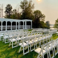 Décoration de mariage chaise de jardin chaises pliantes blanches pour événements fête de mariage chaise de mariage pliante pour salle de banquet